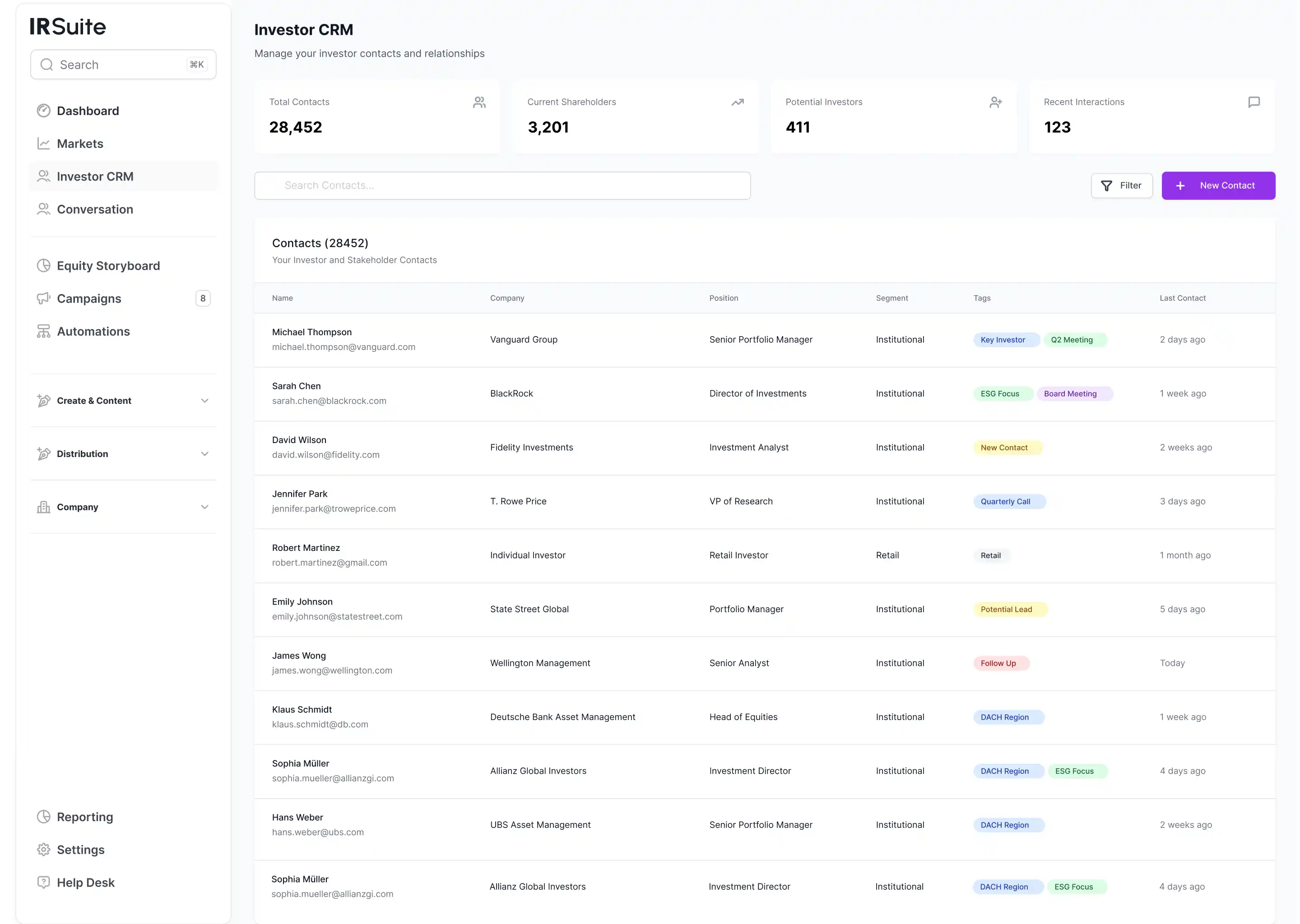 Investor CRM